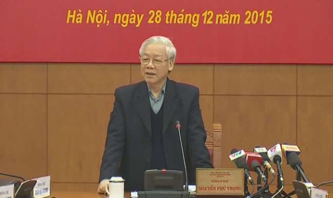Party leader chairs meeting on corruption prevention and control - ảnh 1